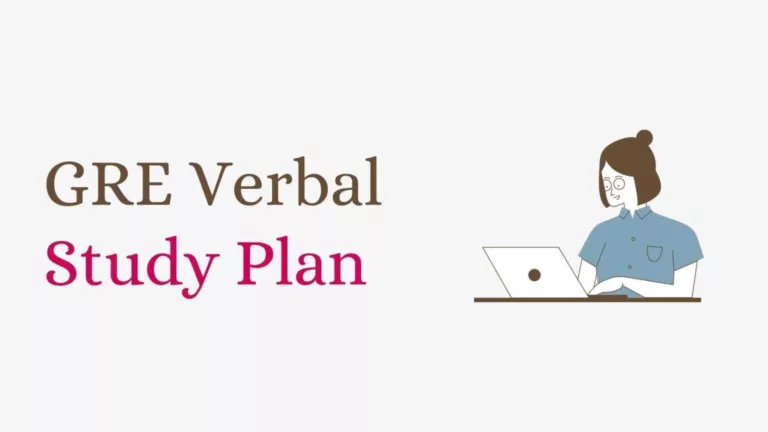 GRE Verbal Study Plan